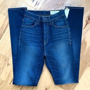 Imogene And Willie Jeans Elizabeth Faded Dark Wash High Rise Skinny Size 23